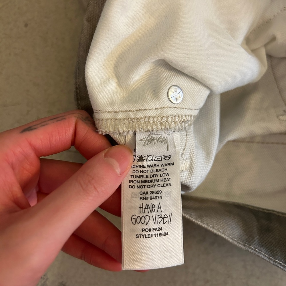 Stussy AW24 Big Ol’ Jeans Stenpat Camo - Picture 7 of 10